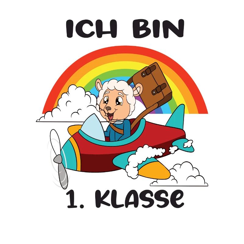 Ich Bin 1 Klasse Einschulung Schulanfang