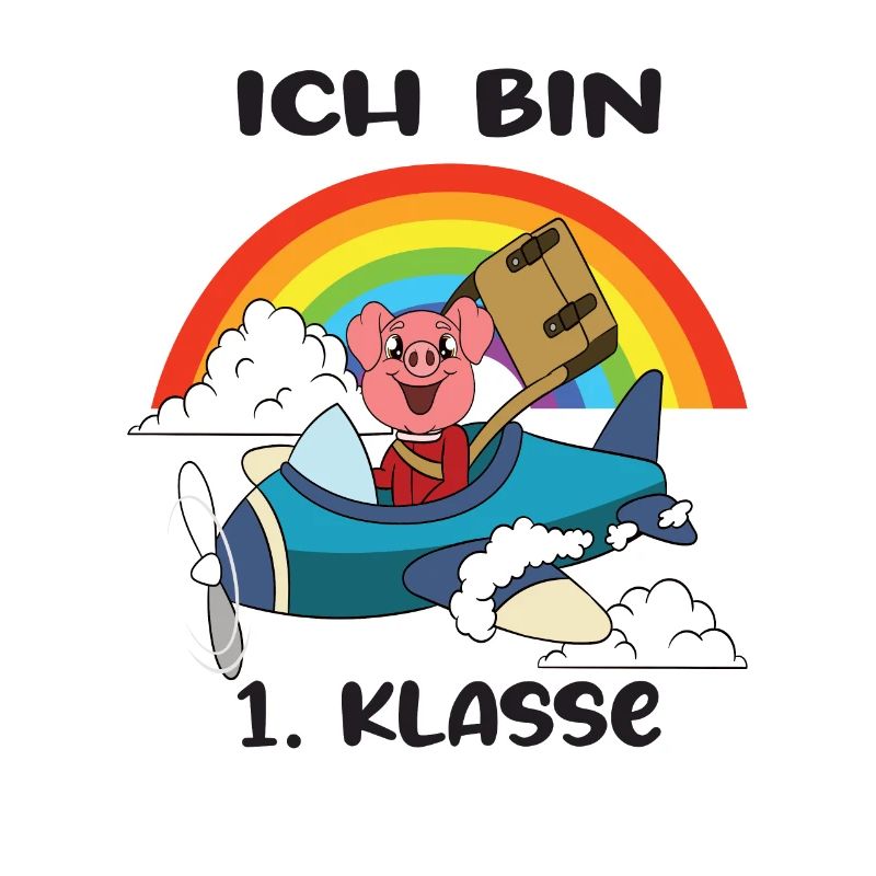 Ich Bin 1 Klasse Einschulung Schulanfang