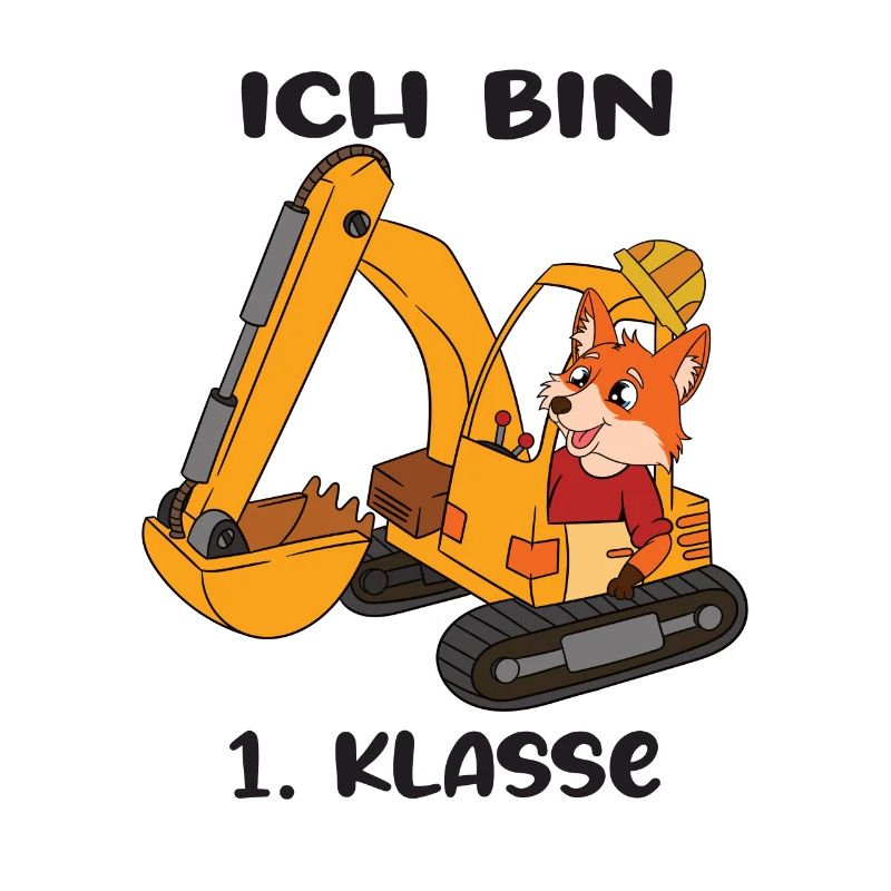 Ich Bin 1 Klasse Einschulung Schulanfang