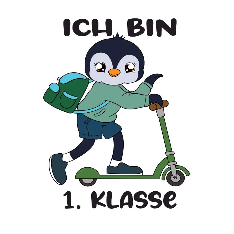 Ich Bin 1 Klasse Einschulung Schulanfang
