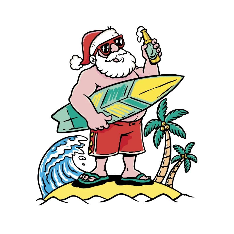 Surf du Père Noël