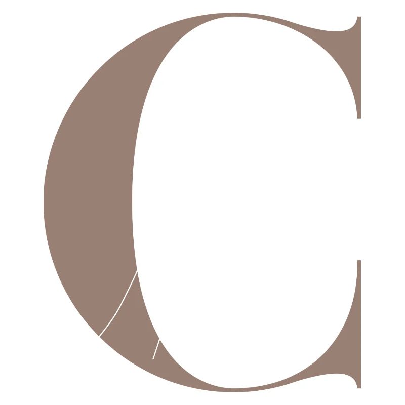 letter C magic butterfly