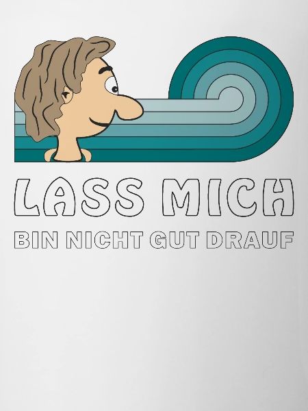 COMIC KOPF LASS MICH