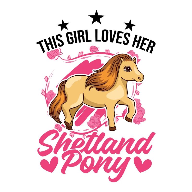 Shetland Pony Mädchen Geschenk Shetty