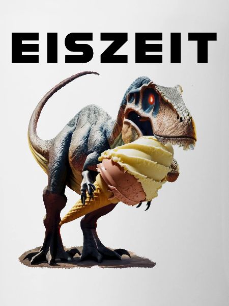 Eiszeit mit Dinosaurier