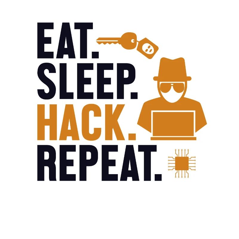Eat Sleep Hack Repeat Social Engineering Phishing