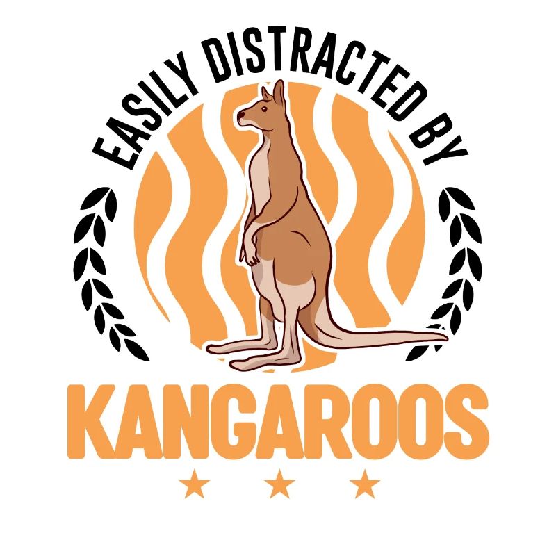 Easily distracted by Kangaroos Känguru