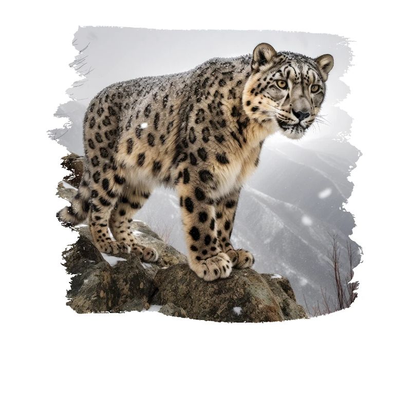 Léopard des neiges Léopard des neiges