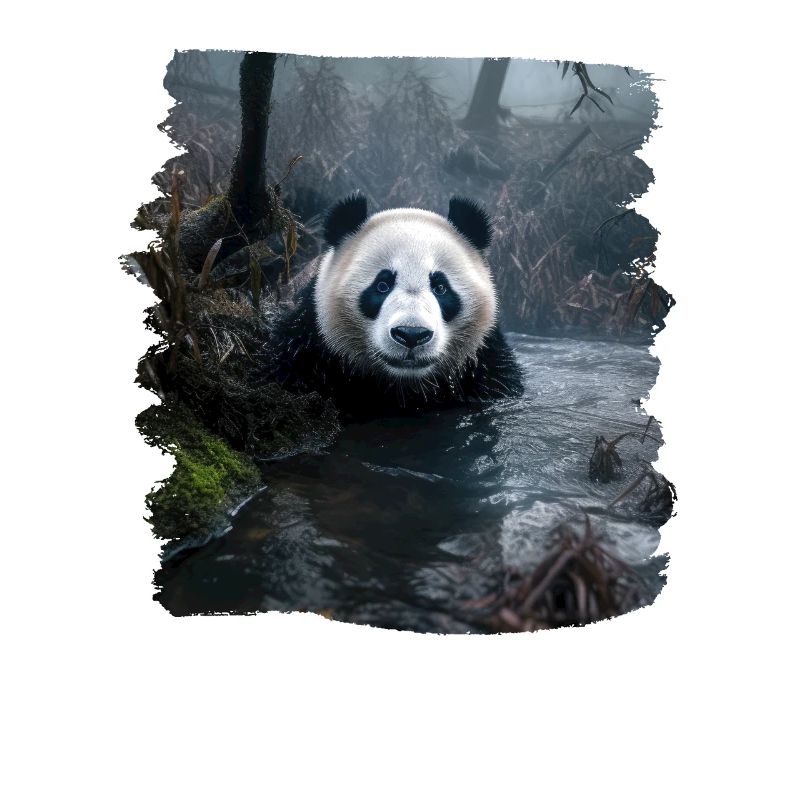 Pandas réaliste Panda Panda géant