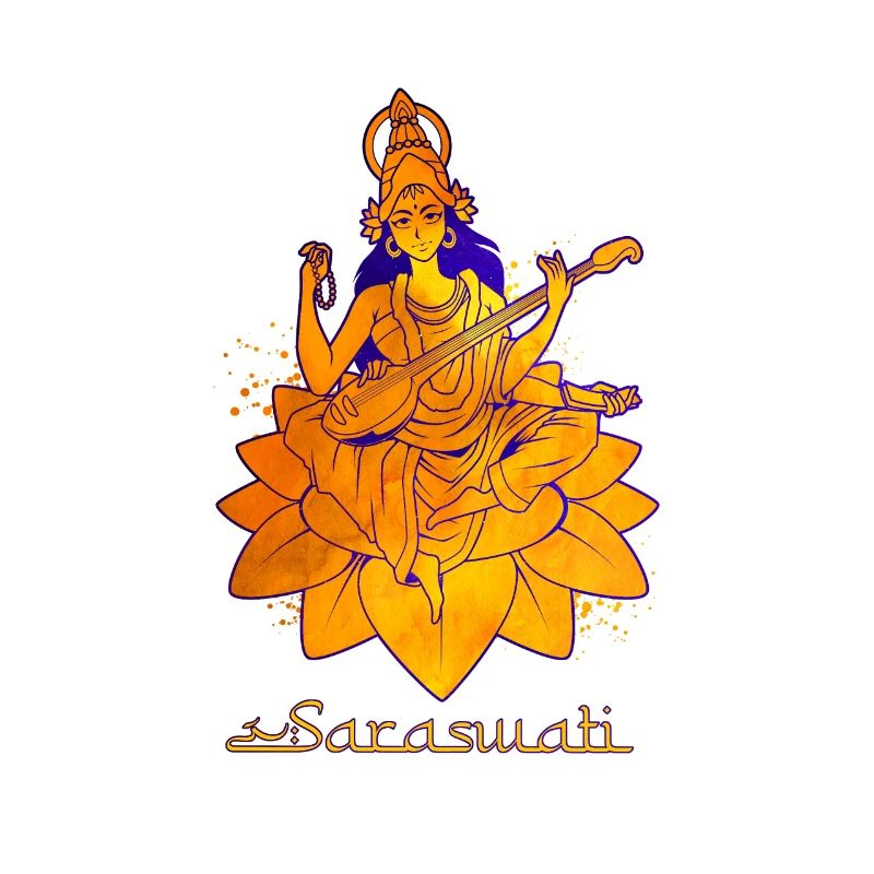 Dieu hindou - Saraswati