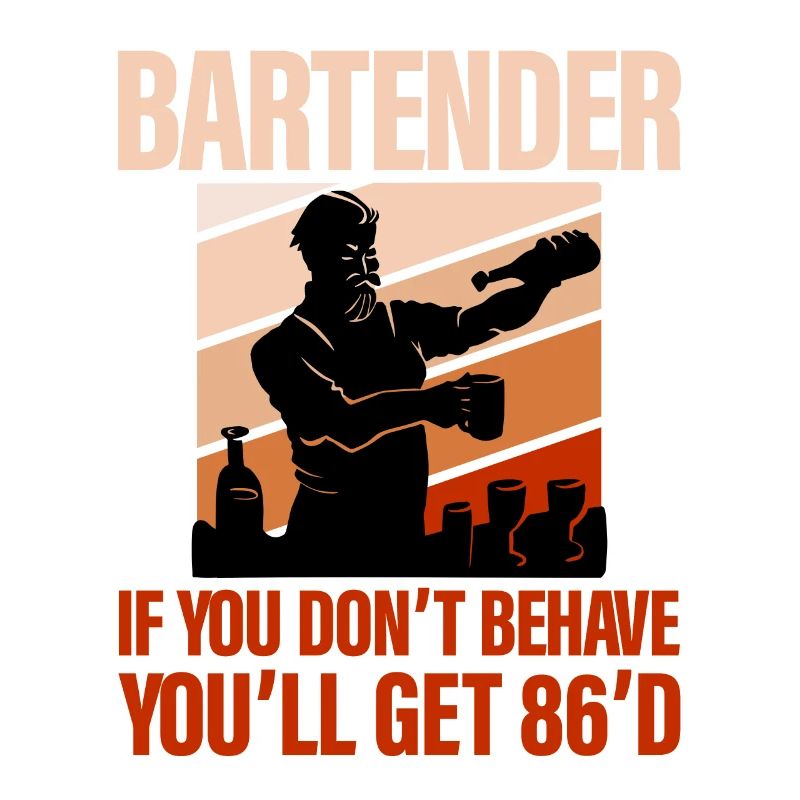 Barman, si vous ne vous comportez pas, vous obtiendrez 86'd 2