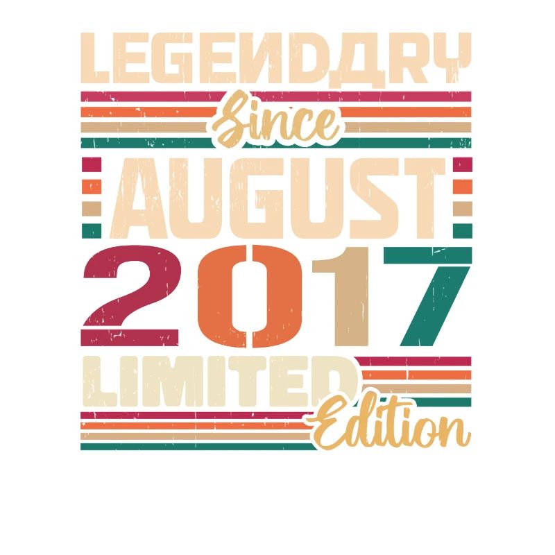 2017 August Birthday Legend August 2017