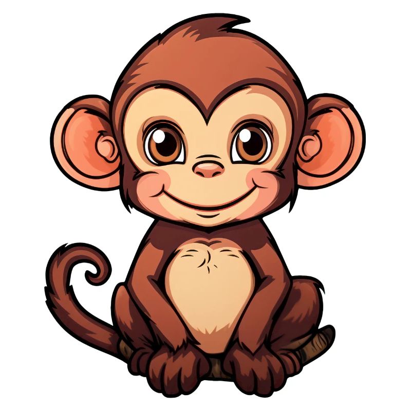 mignon petit singe