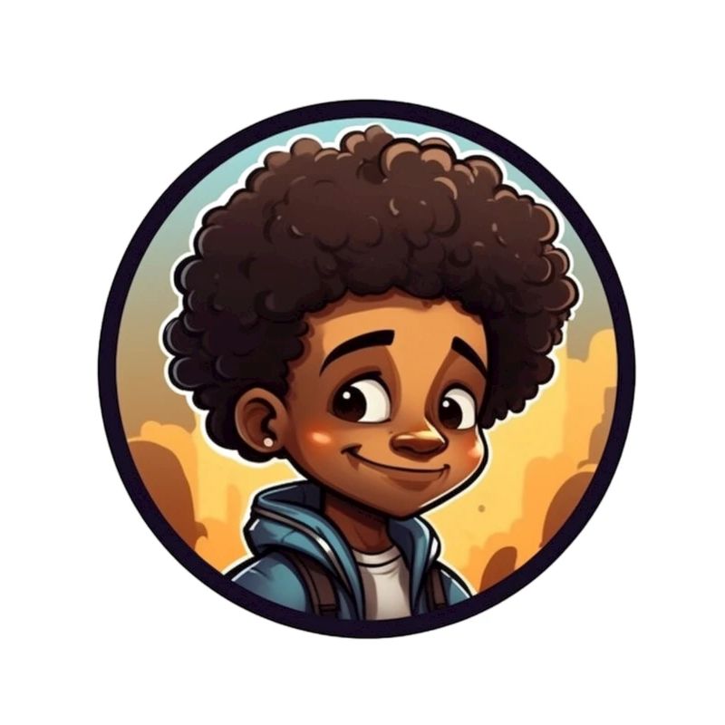 Afro Schwarz Kind Junge Mädchen Empowerment Locken