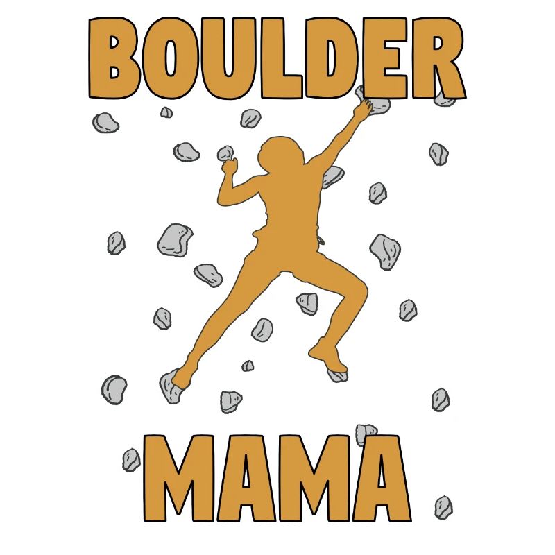 Bloc Mama Boulder Mutti Boulderer Fête des mères