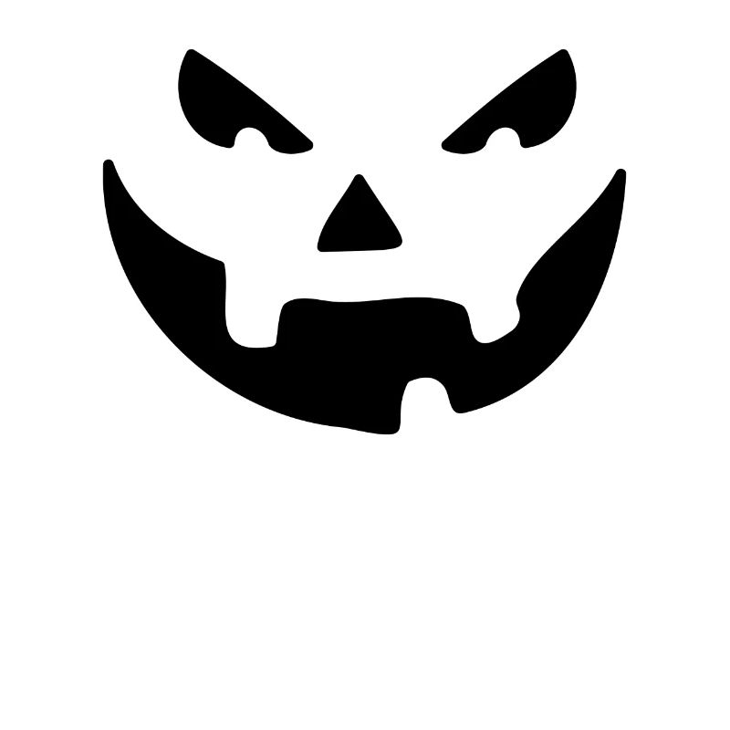 Scary Halloween Jack O'Lantern Pumpkin Face