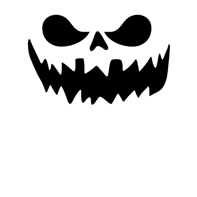 Scary Jack O'Lantern Pumpkin Face Halloween