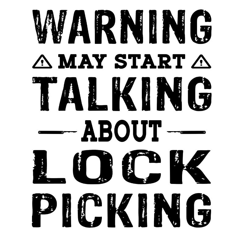 Funny Warning may start talking about Lockpicking