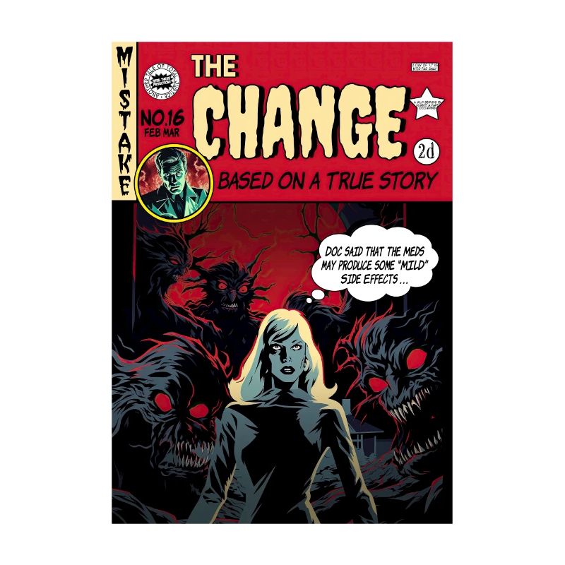 Retro Horror Comic - Die Veränderung