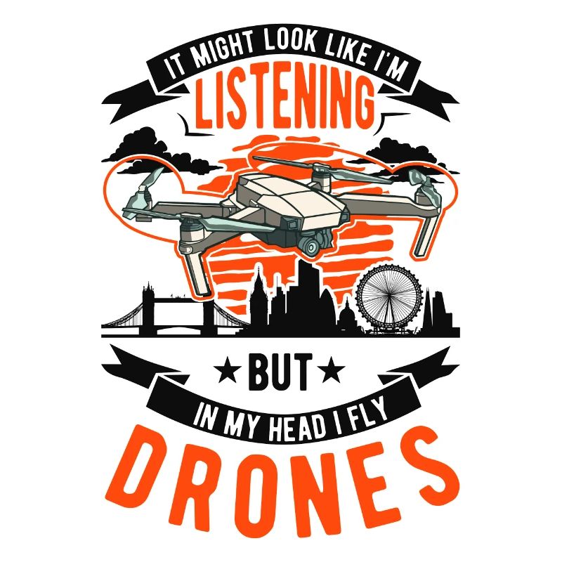 Drone Pilot Cadeau Drone Quadcopter