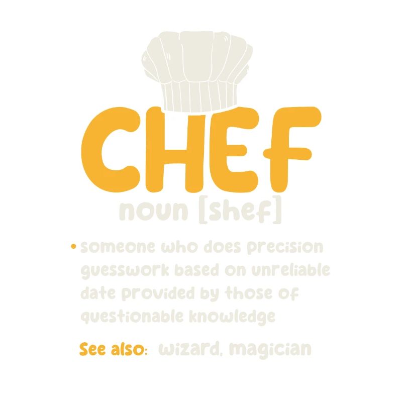 Chef Definition Funny Dictionary Cooking