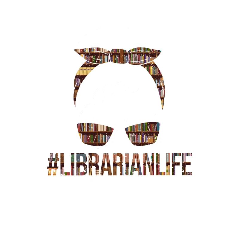 Bleached Librarian Life Funny Library