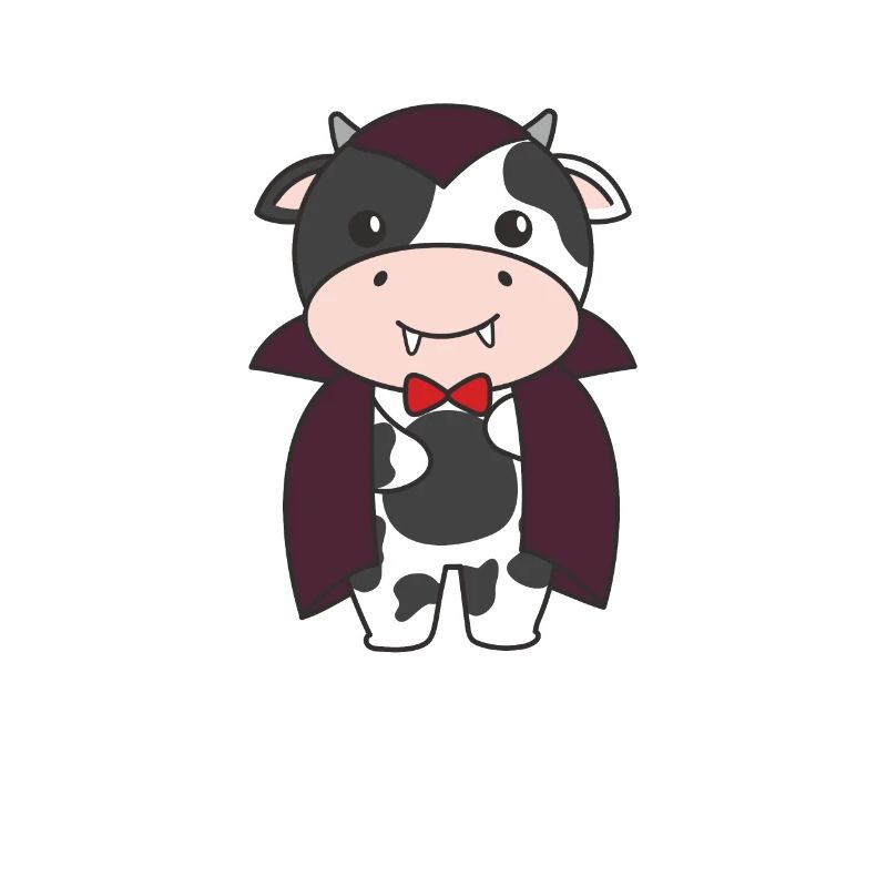 Vache Joyeux Halloween Mignon Costume de Vampire