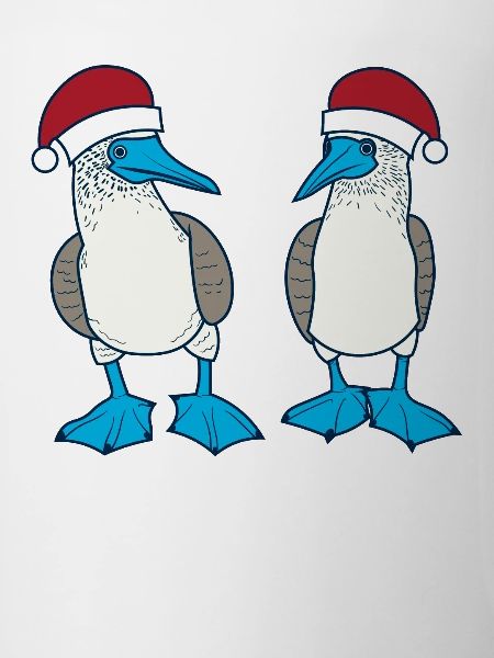 Blue-footed booby Christmas