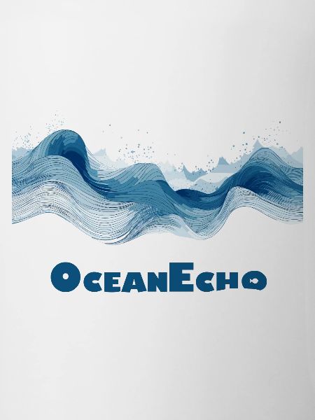 Line Style Wave Motif - OceanEcho