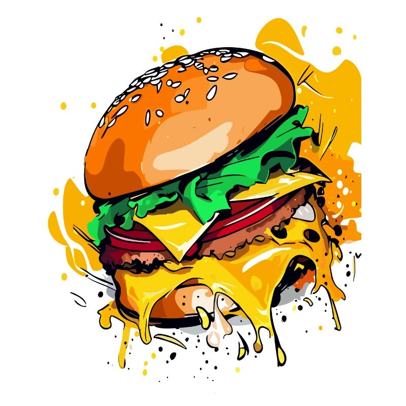 Burger au fromage supplémentaire Cheeseburge