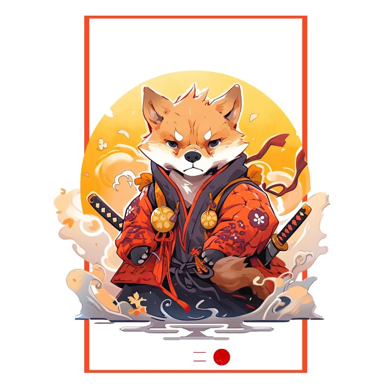 Asien Corki Japanischer Samurais Samurai