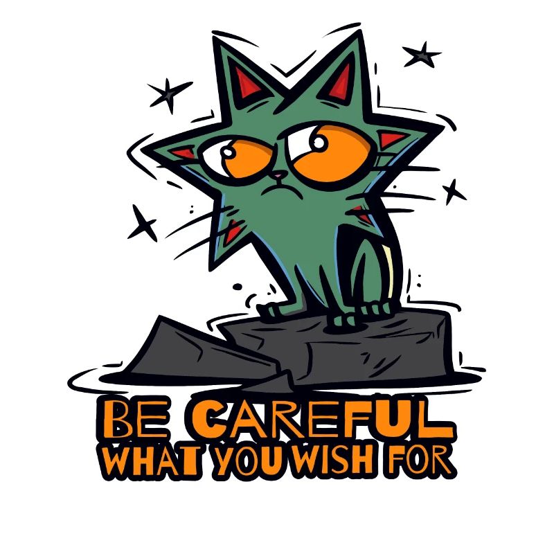 Fais attention à ce que tu souhaites, chat