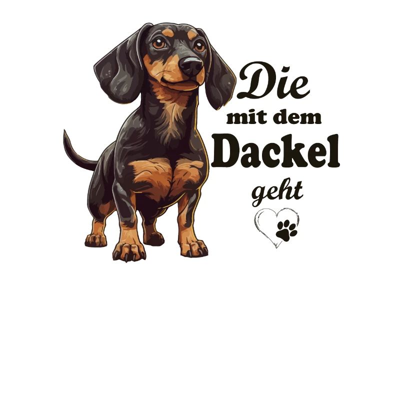 mit dem Dackel gehen - Hunderasse Dackel - Dackel