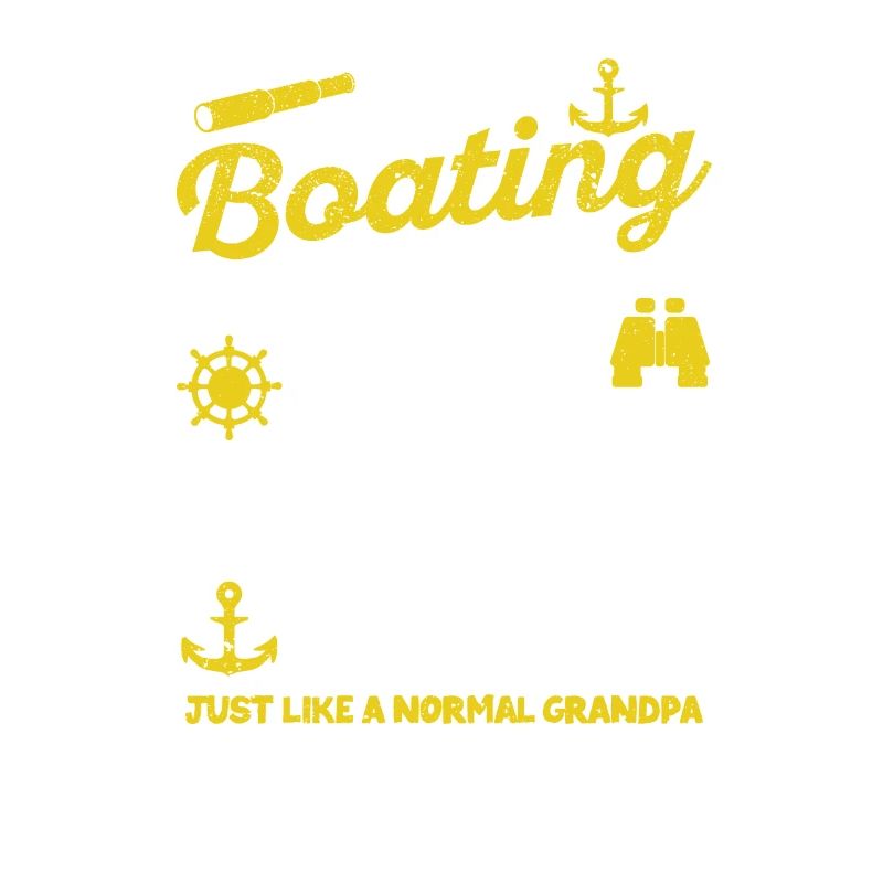Ich bin ein Bootfahrender Opa Lustig Segeln Segeln