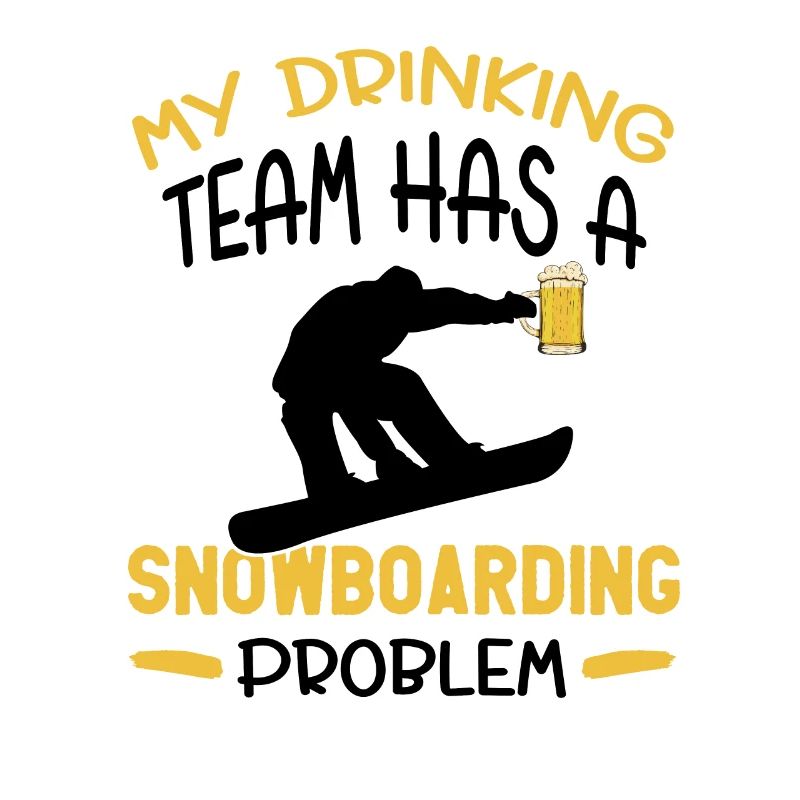 Mein Trinker-Team hat ein Snowboarding-Problem