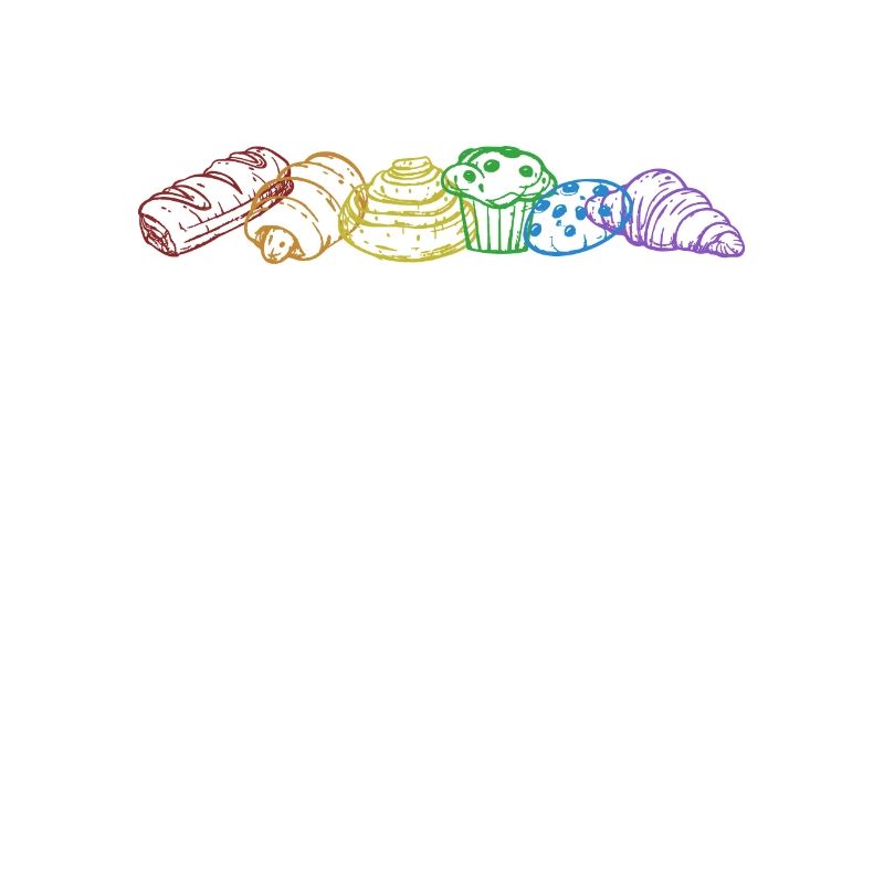 Baker LGBT Rainbow Hobby Baker Bakery Pastry Chef