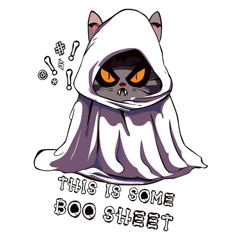 Ceci est un fantôme de chat boo sheet