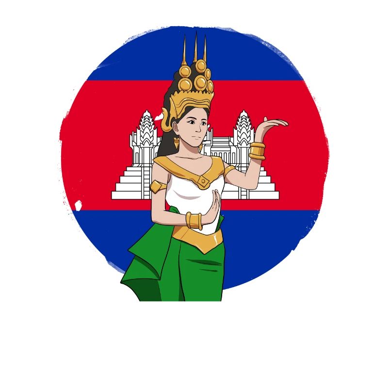 Cambodia Tradition Dance Khmer Apsara I Gift