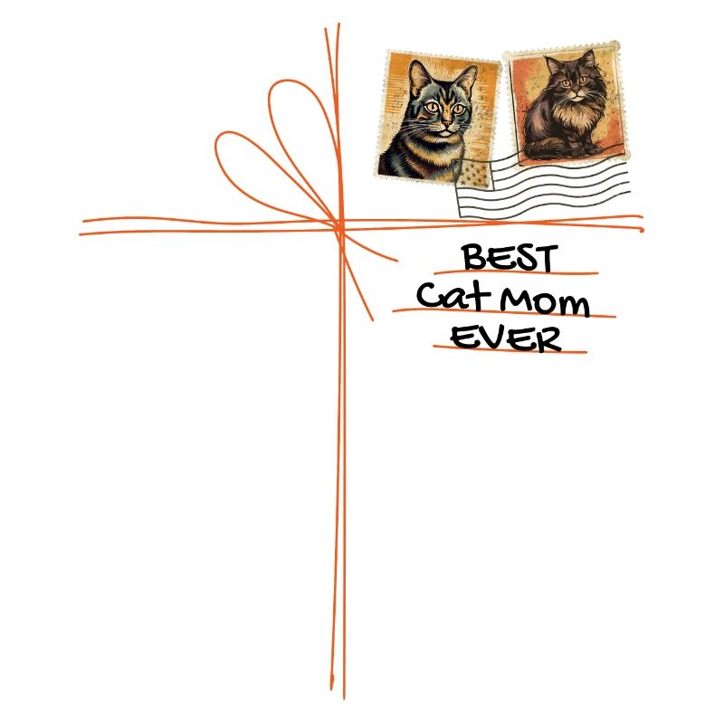 Chat Maman Chat Dessin Animé Chats Chat Mamans