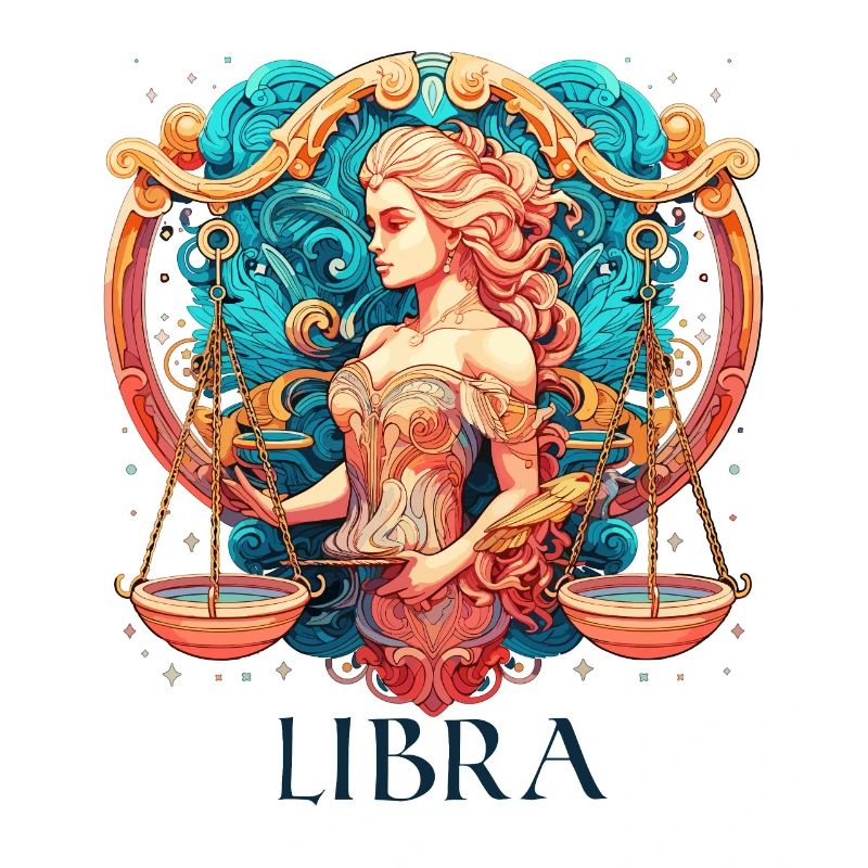 Libra Astrology Zodiac Design - Cool Libra