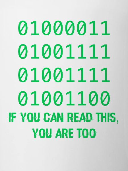 Computer Binary Code Developers Gift