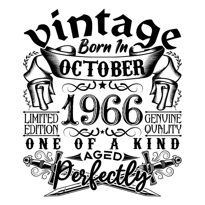 Anniversaire 1966 Octobre 1966 né en October 1966