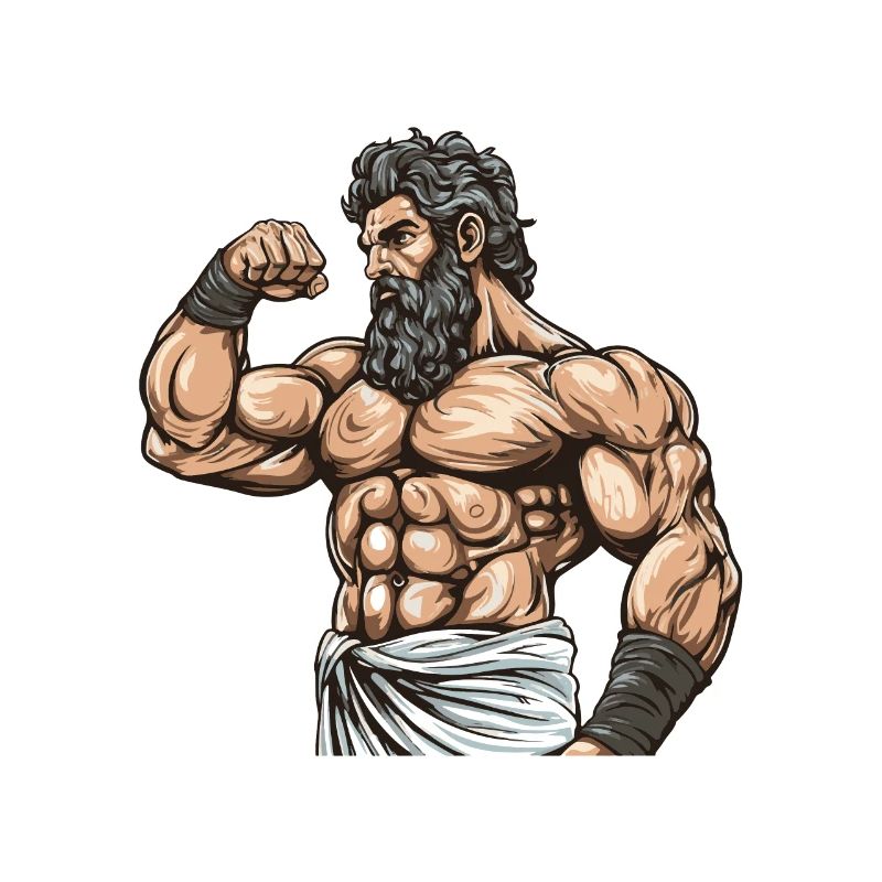 Bodybuilder Muscles Workout Gym