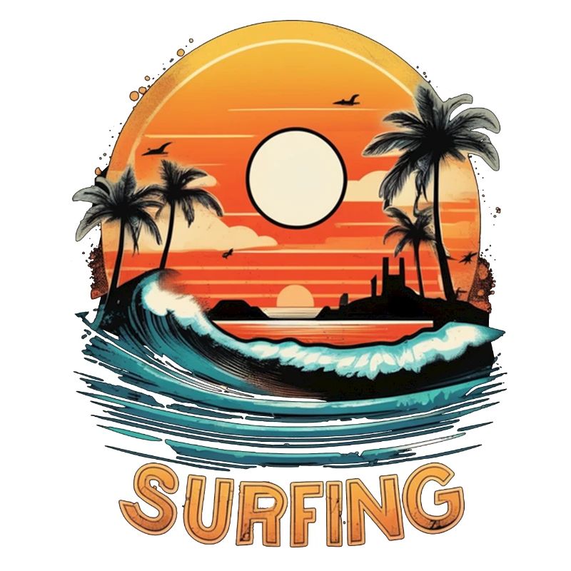 surf plage palmier soleil vacances