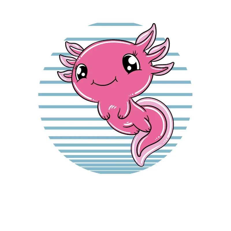 Axolotl mignon Axolotl drôle