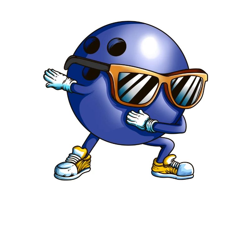 Bowlingbahn Bowling Dab Dabbing Bowler innen