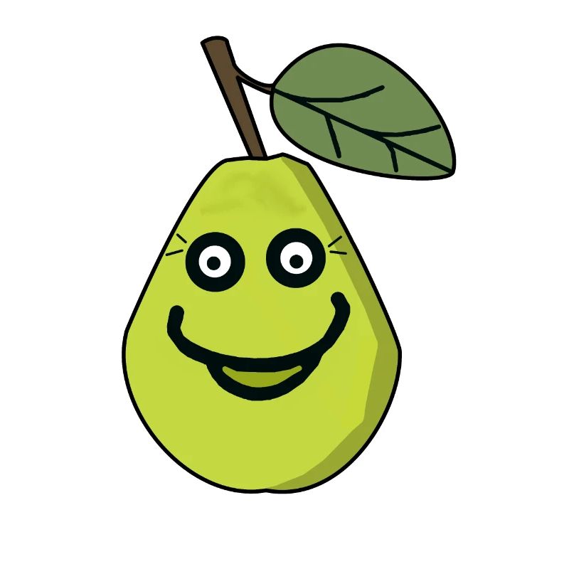 Fruit, Fruit, Fruit, Pear, Cheerful, Face, Children