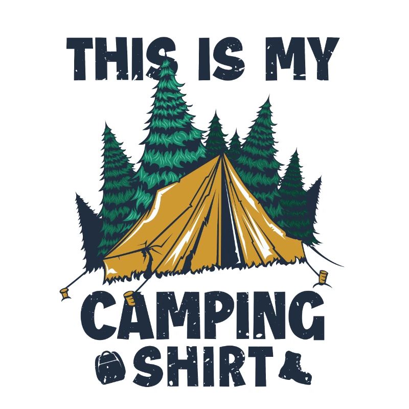 This is my Camping Clothes Glamping Campsite