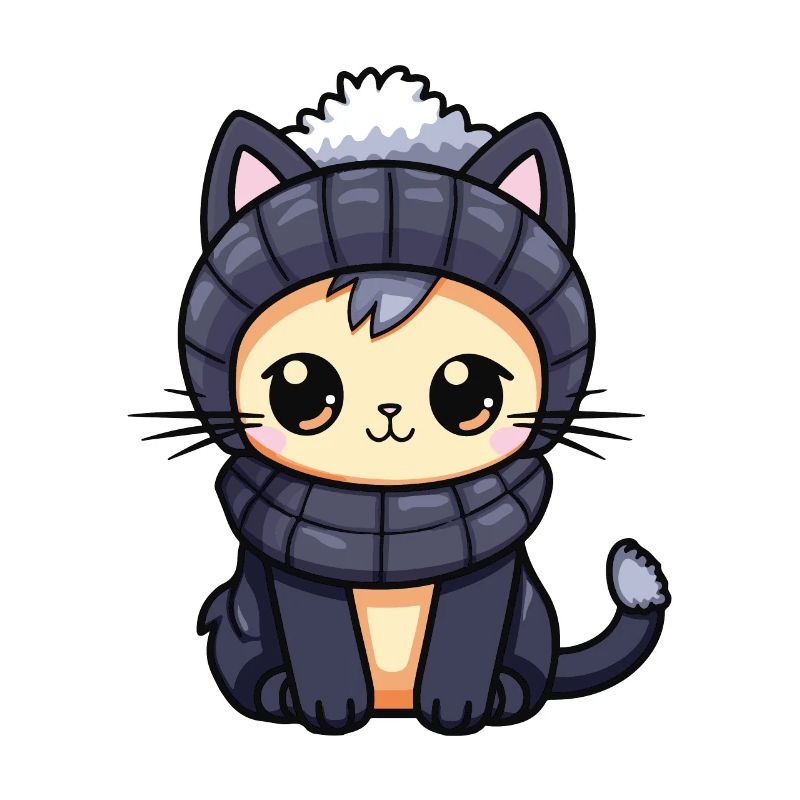 Cat Winter Comic