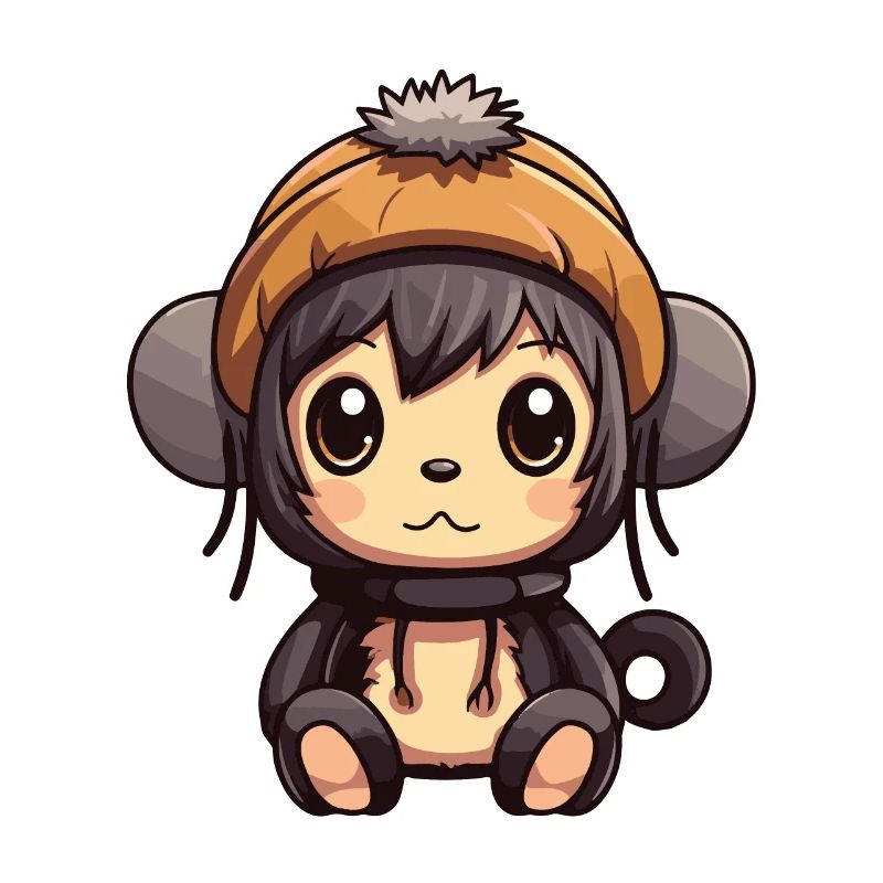 Monkey Winter Comic